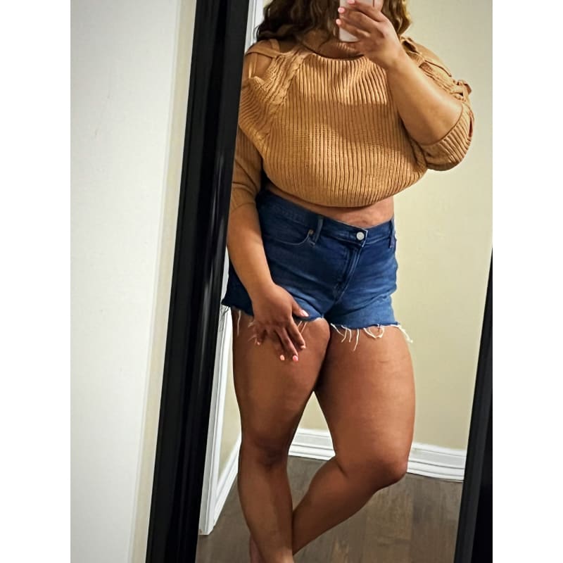 Chunky Cold Shoulder Sweater