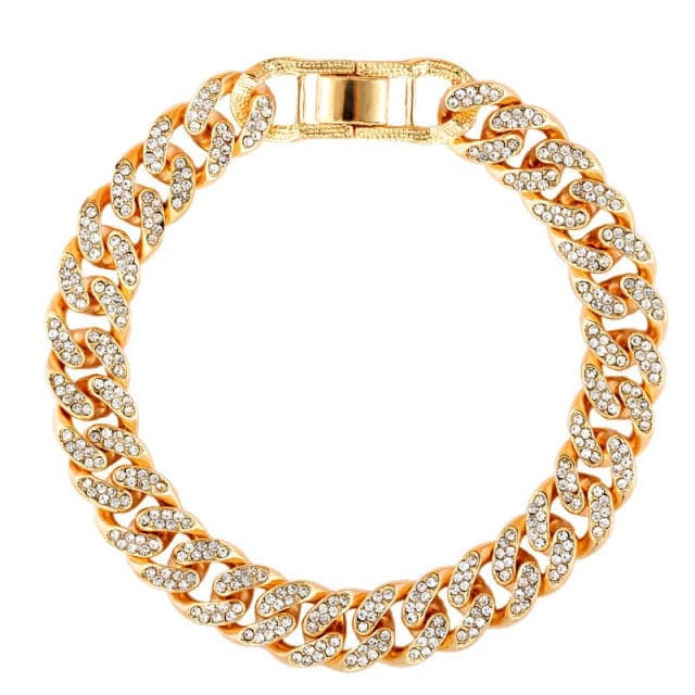 Cuban Link Ankle Bracelet - 002501GD