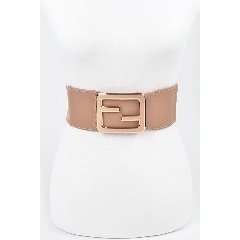 Elastic Belt - Beige