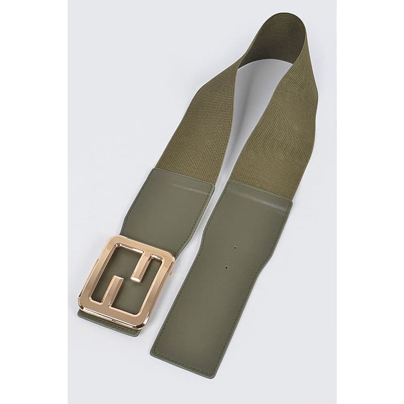 Elastic Belt - Olive