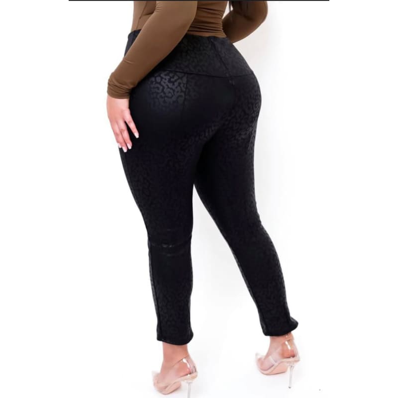 Leopard Ankle Pants - L