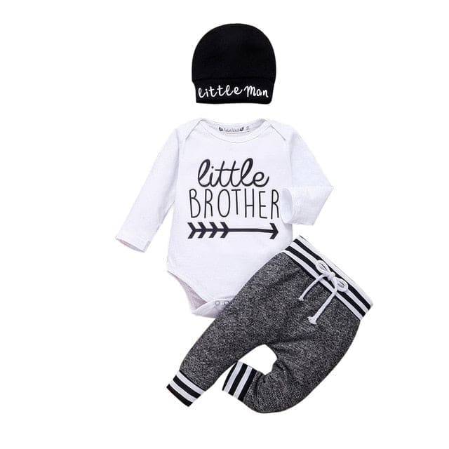 3-piece Baby Boy Outfit - 2 / 3M