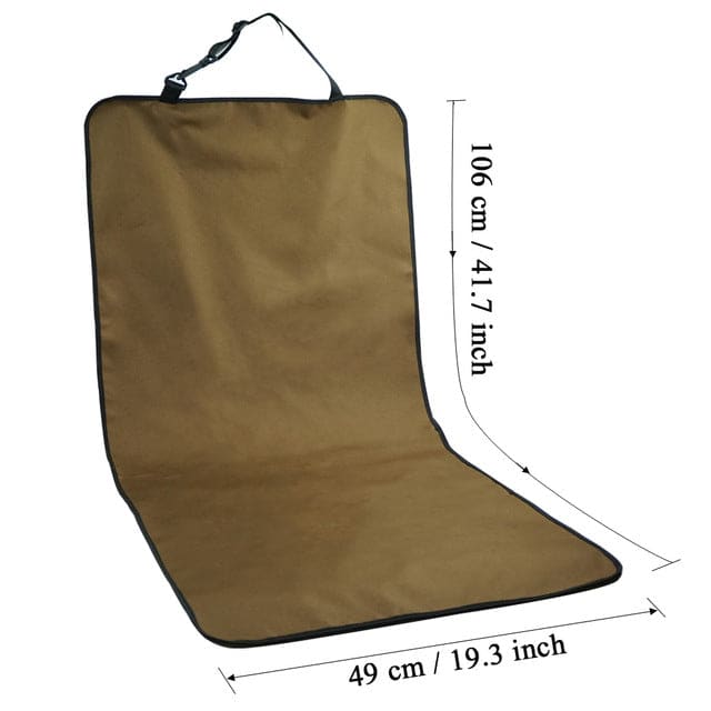 Back Seat Protector - Brown