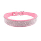 Bling Dog Collar - pink / L
