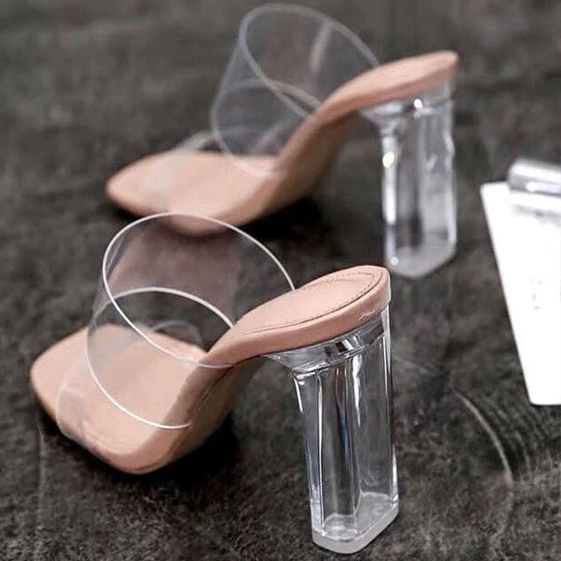 Clear Open Toe Sandals