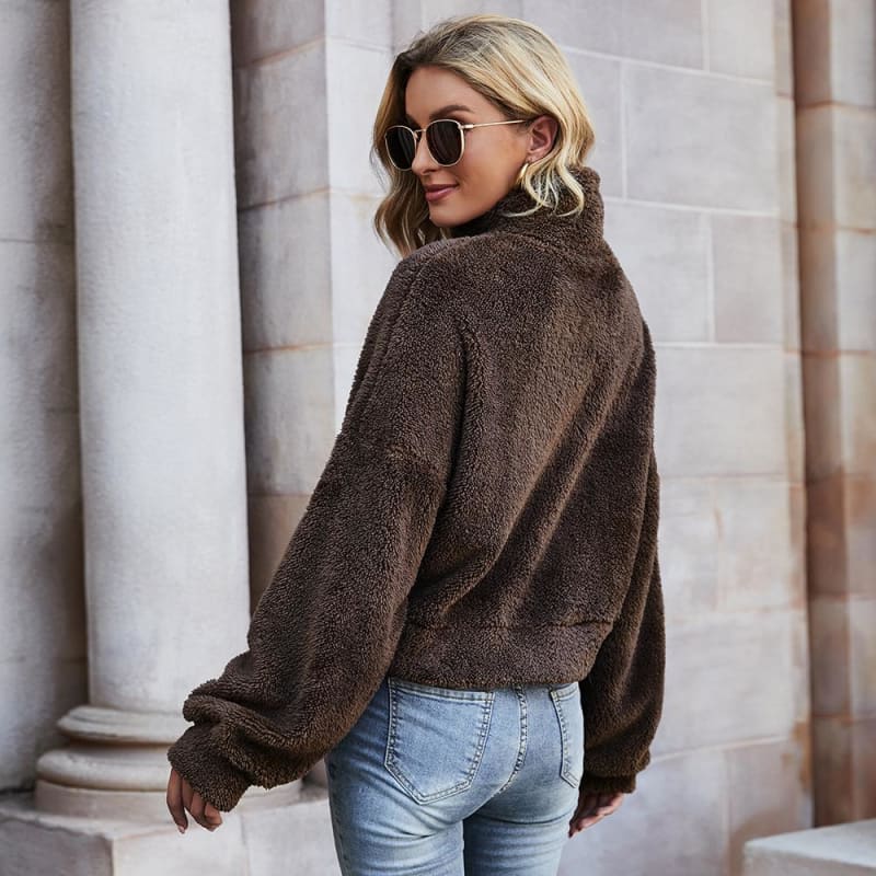 Fuzzy Long sleeve Pullover