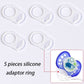 Handmade Personalized Pacifier Clip - 5 PCS Silicone Ring