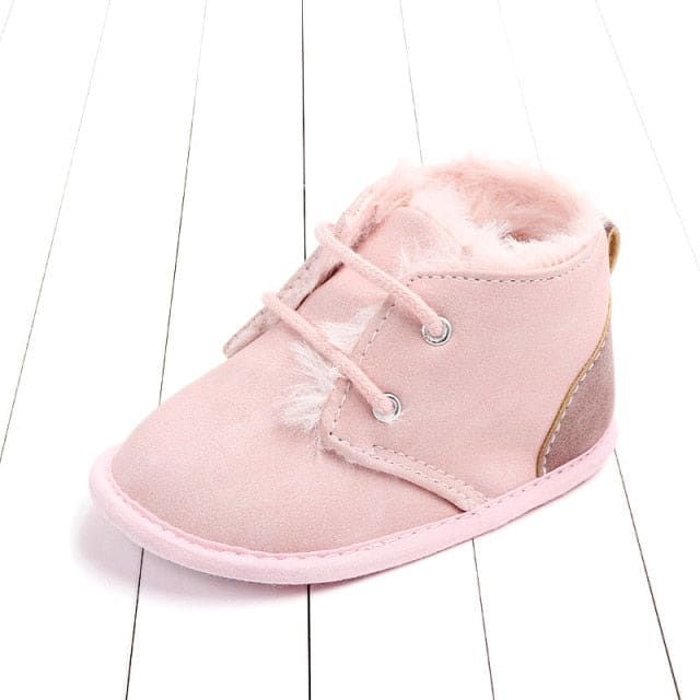 Infant Crib Shoes - Pink / 0-6 Months