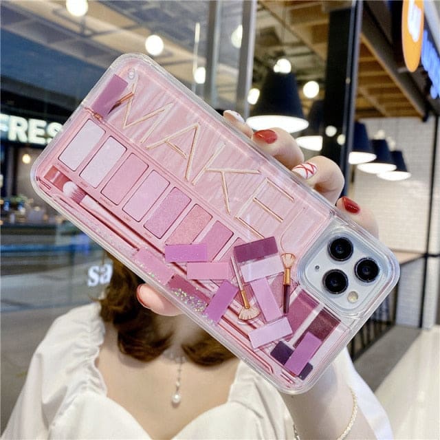 Liquid Moving iPhone Makeup Case - ip 7plus / Pink