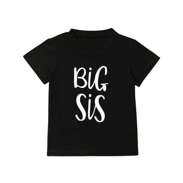 Little Brother/Big Sister Tee Shirts - 46X2-KSTBK- / 24M