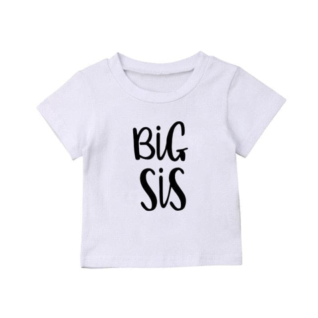Little Brother/Big Sister Tee Shirts - HN96-KSTWH- / 12M