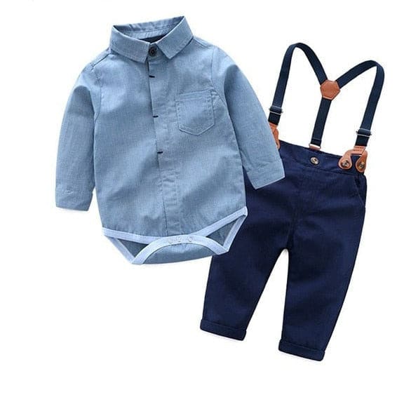 Long Sleeve 2-Piece Baby Boy Outfits