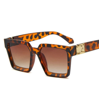 Men’s Square Sunglasses - LeopardTea