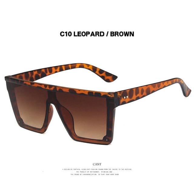 Mirrored Sunglasses - leopard / Other