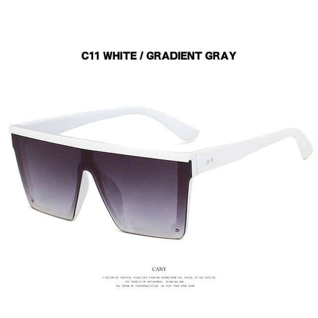 Mirrored Sunglasses - white gray / Other