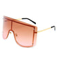 Oversized Rimless Sunglasses - 12 / United States