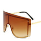 Oversized Rimless Sunglasses - 16 / United States