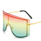 Oversized Rimless Sunglasses - 17 / United States