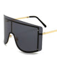Oversized Rimless Sunglasses - 19 / United States