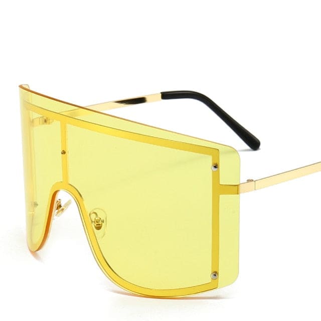 Oversized Rimless Sunglasses - 22 / United States