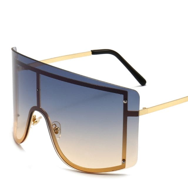 Oversized Rimless Sunglasses - 23 / United States