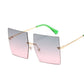 Oversized Sun Glasses - Gray Pink