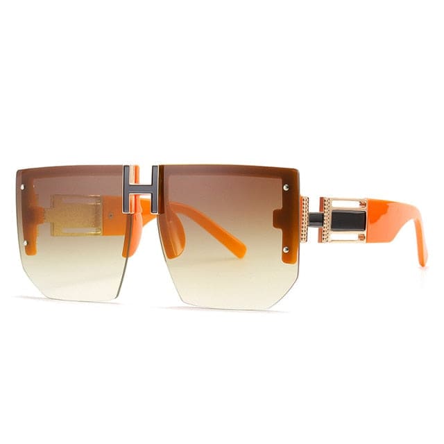 Rimless Sunglasses - Tangerine Dream