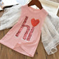 Short Sleeve Toddler/Big Girls Shirts - 1-Mar / 3T