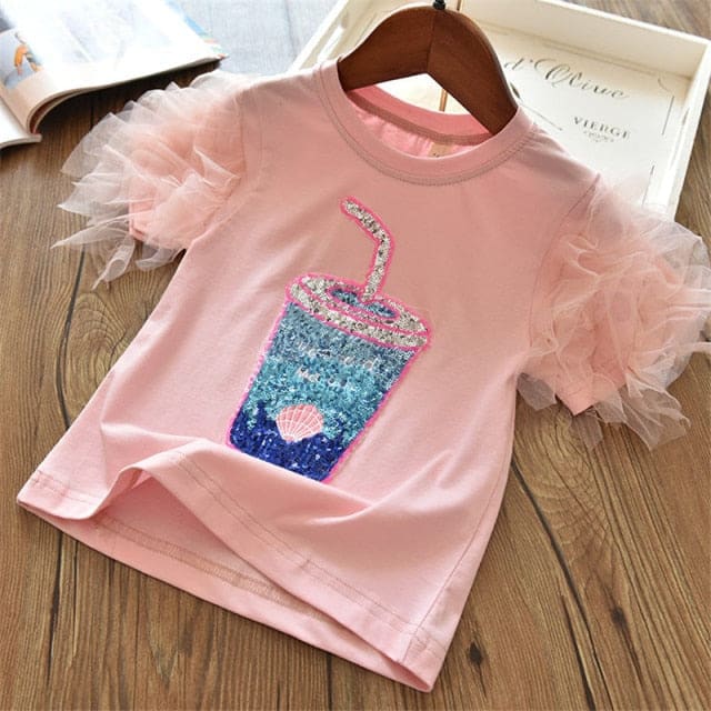 Short Sleeve Toddler/Big Girls Shirts - 2-Feb / 8