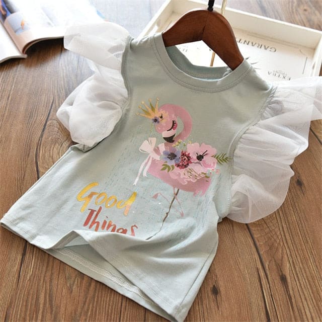 Short Sleeve Toddler/Big Girls Shirts - 2-Jan / 5