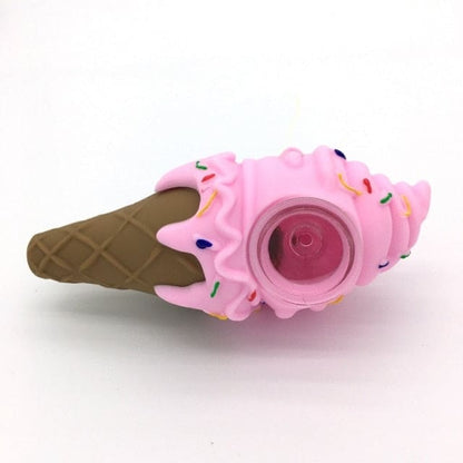 Silicone Ice Cream Pipe - Pink