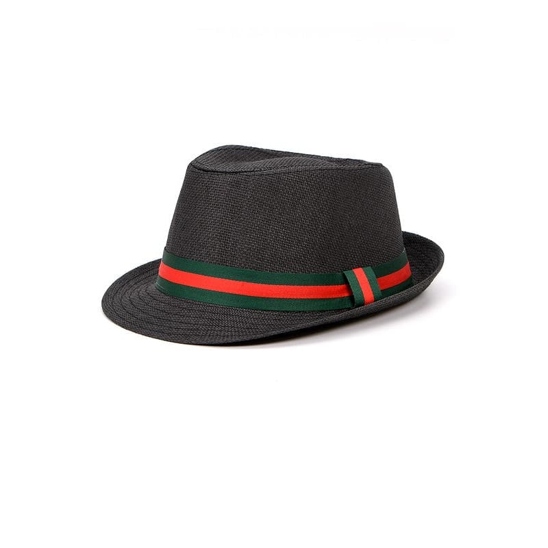 Unisex Fedora Sun Hat - Black