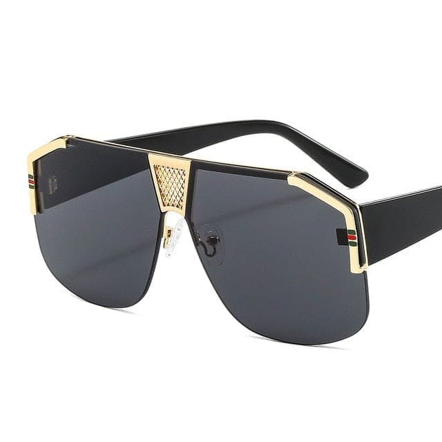 Unisex Gradient Shield Sunglasses - C1