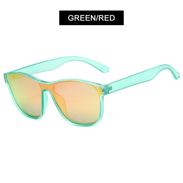 Unisex Polarized Sunglasses - Green Red / Polarized