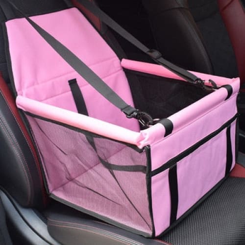 Waterproof Pet Car Carrier - Pink / 40x30x25cm