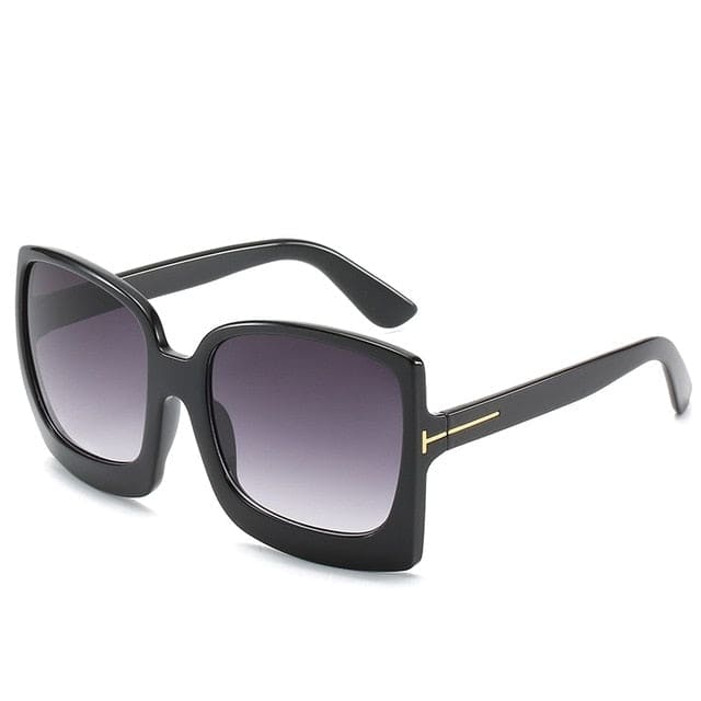 Women’s Oversized Sunglasses - Black / Other